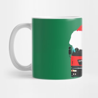 ERF ECX classic British lorry Christmas special edition Mug